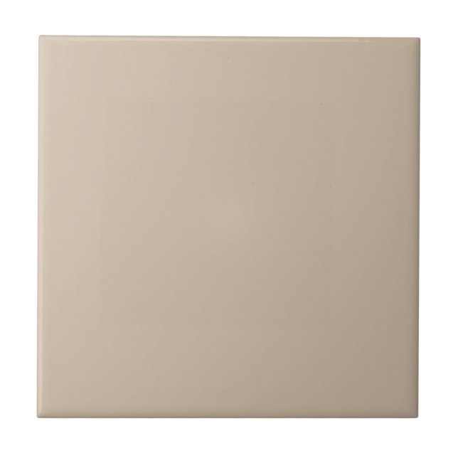 Dark Vanilla Solid Color Ceramic Tile (Front)