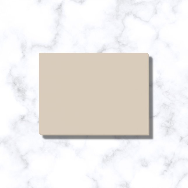Dark Vanilla Solid Color Post-it Notes (Creator Uploaded)