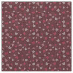 Dark various pink tulip pattern - collection fabric