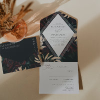 Dark Velvet Burgundy Rose | Autumn Winter Wedding 