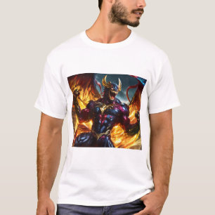 "Dark Venom vs Chrome and Gold Silver God Rainbow T-Shirt