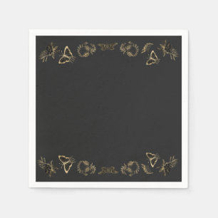 Dark Victorian Gothic Halloween Party Napkins