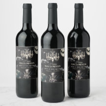 Dark Vintage Gothic Skull Annual Halloween Party