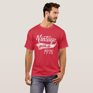 Dark Vintage Made in 1978 40th Birthday T-Shirt