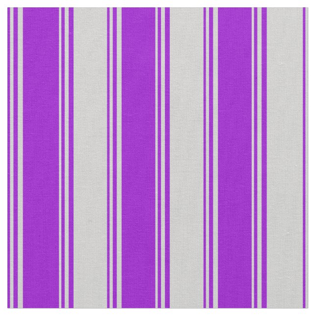 Dark Violet and Light Grey Pattern Fabric (Close Up)