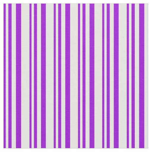 Dark Violet and White Colored Lines Fabric