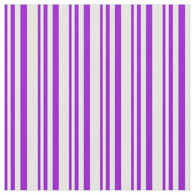 Dark Violet and White Colored Lines Fabric (Close Up)