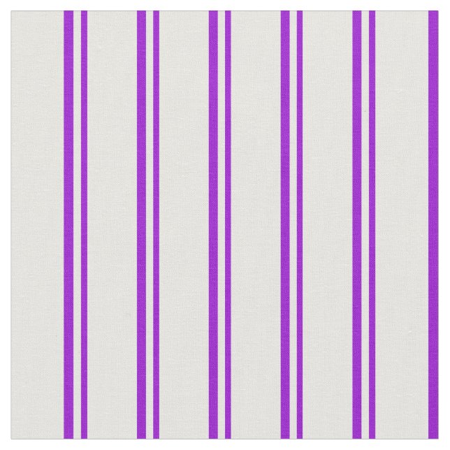 Dark Violet and White Colored Lines Fabric (Close Up)