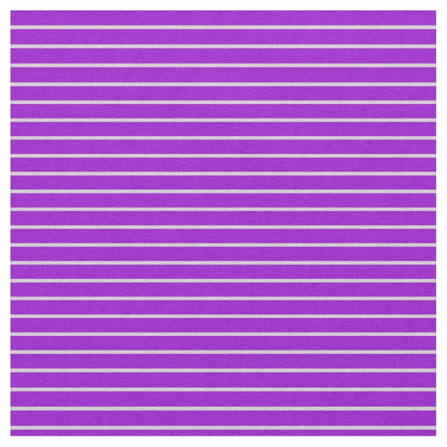 Dark Violet & Light Gray Pattern of Stripes Fabric (Close Up)