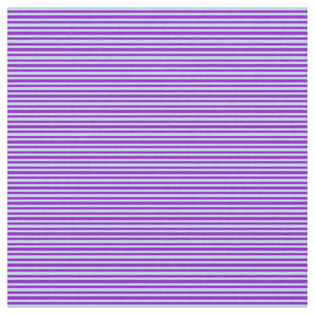Dark Violet & Powder Blue Stripes Fabric (Close Up)