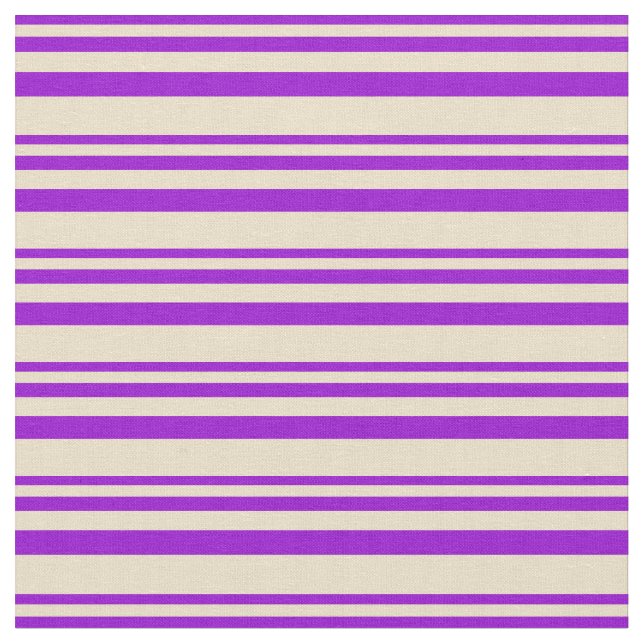 Dark Violet & Tan Colored Pattern Fabric (Close Up)