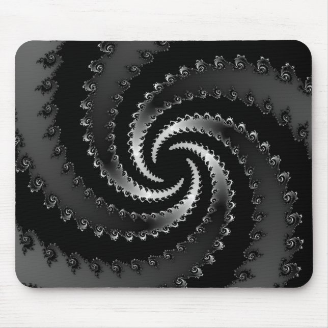 Dark Vortex Fractal Mouse Pad (Front)