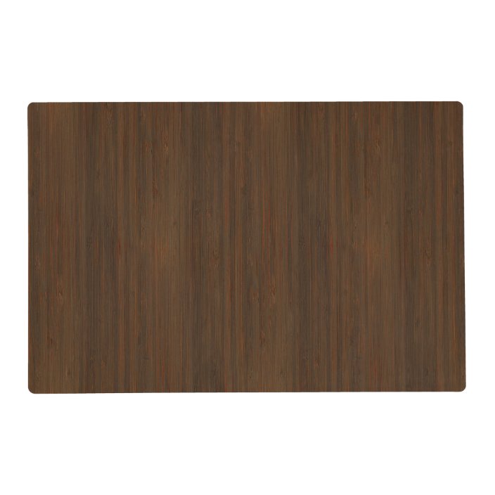 Dark Walnut Brown Bamboo Wood Grain Look Placemat Zazzle Com Dark Walnut Brown Bamboo Wood Grain Look Placemat Zazzle Com