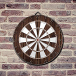 Dark Walnut Midcentury Modern Dart Board<br><div class="desc">Dark Walnut Midcentury Modern</div>