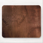 Dark Walnut Plywood Mousepad<br><div class="desc">A fabulous dark walnut plywood. Sit back and breath in a touch of walnut with this luxurious addition to any Mad Men's (or woman's) desk.</div>