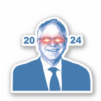 Dark Walz 2024 Sticker