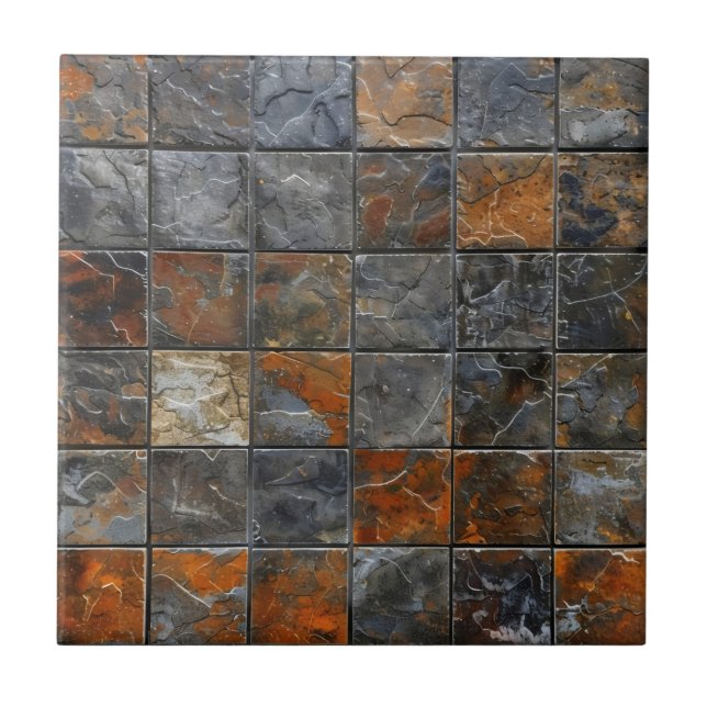Dark Warm Tile Pattern (Front)