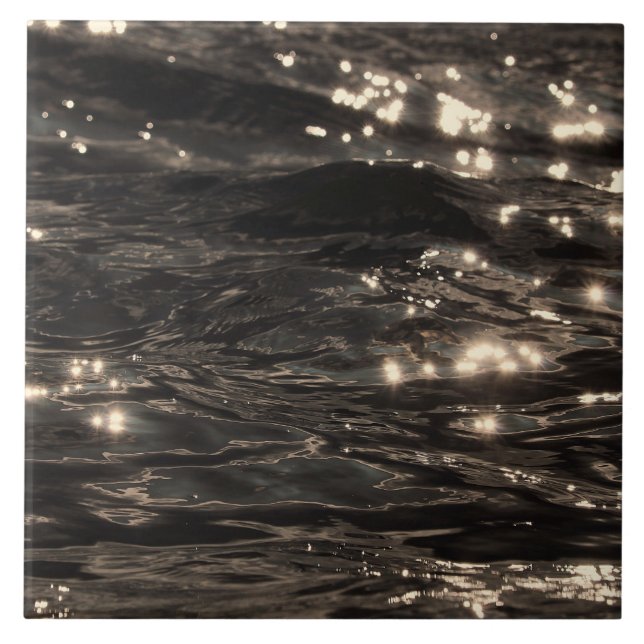 Dark water ceramic tile (Front)