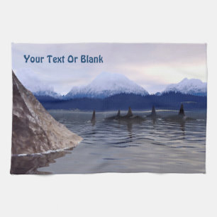 Dark Water Orca Towel