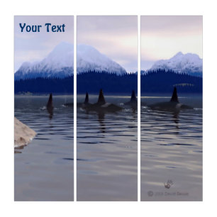 Dark Water Orca Triptych