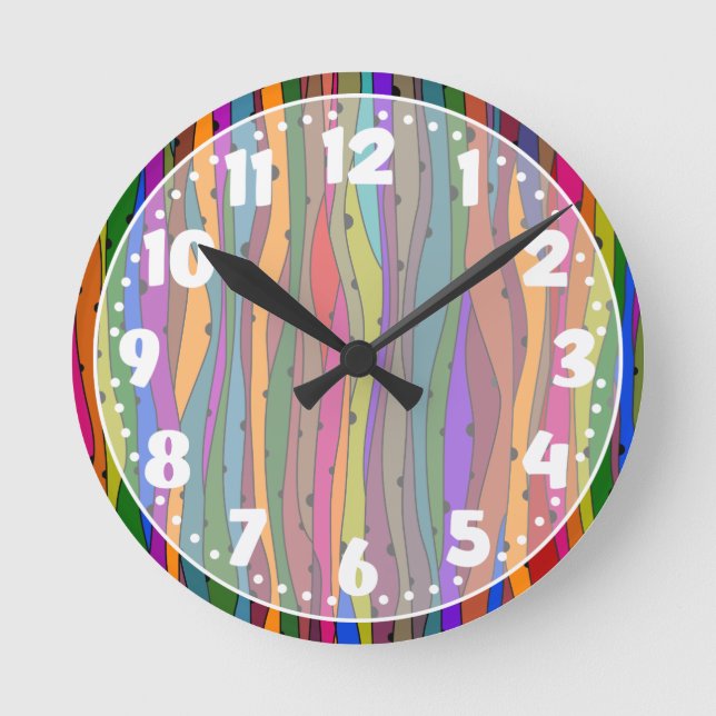 Dark Waves Clock (Front)