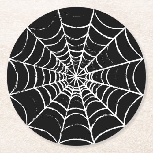 Dark Web Round Paper Coaster