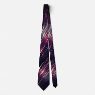 Dark Wine with Magenta Highlights Neck Tie