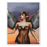 Dark Wing Angel Temporary Tattoos