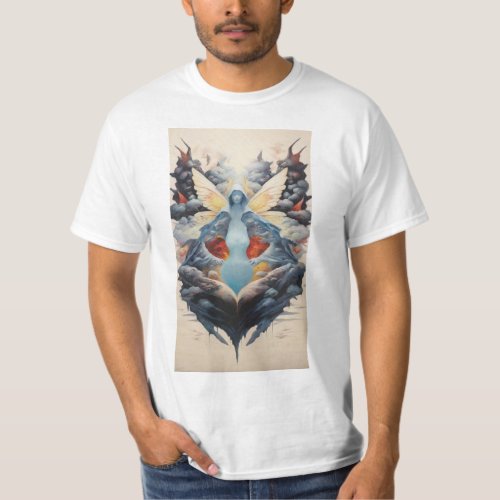 Dark Wings Butterfly Demon T_Shirt Design