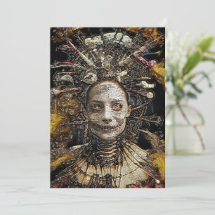 Dark Witch Halloween Invitation