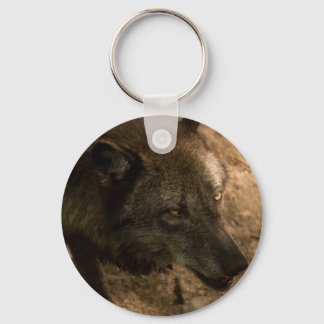 Dark Wolf Keychain