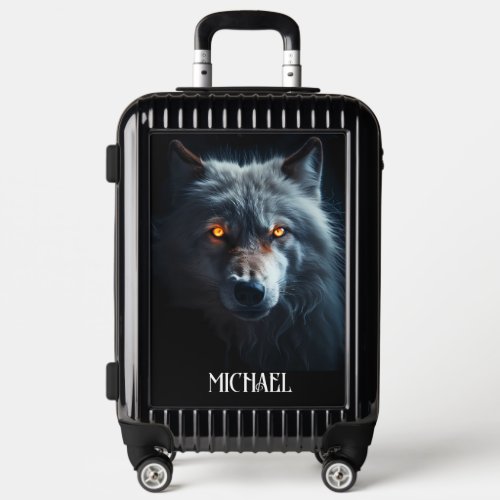 Dark Wolf Monogram  Luggage