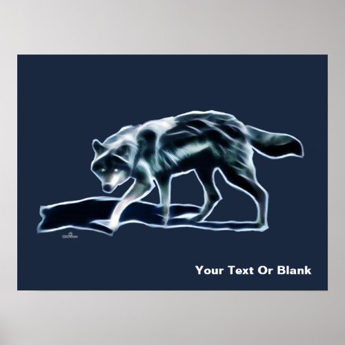 Dark Wolf Poster