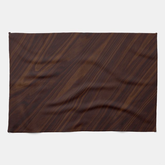 Dark wood background towel (Horizontal)