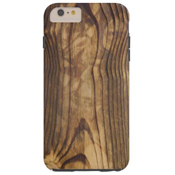 Dark Wood Board Tough Iphone 6 Plus Case by nonstopshop at Zazzle