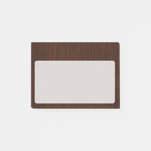 Dark Wood Grain Look Background Post_it Notes