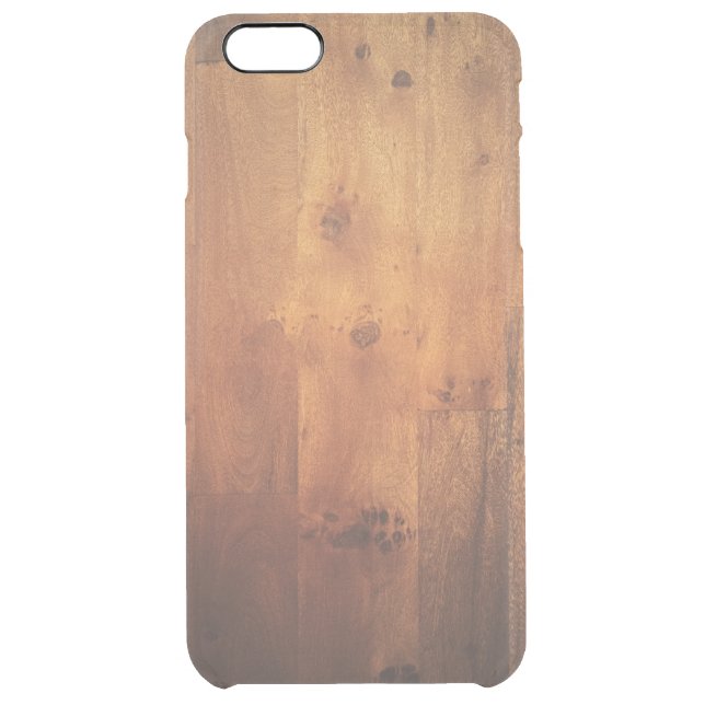 Dark Wood Grain Woodgrain Wood Look Pattern Uncommon iPhone Case (Back)
