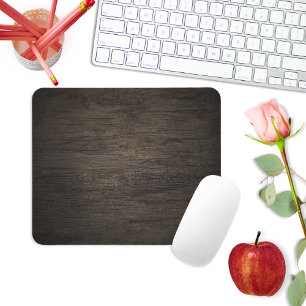 Dark Wood Panel Mousepad