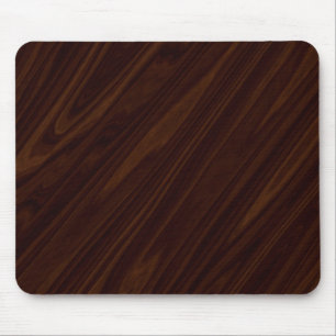 Dark Wood Texture Mouse Pad