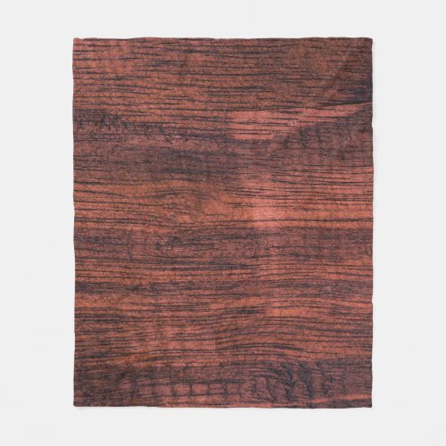 Dark wood texture used to made backgrounds Natura Fleece Blanket