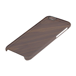 Dark wood clear iPhone 6/6S case