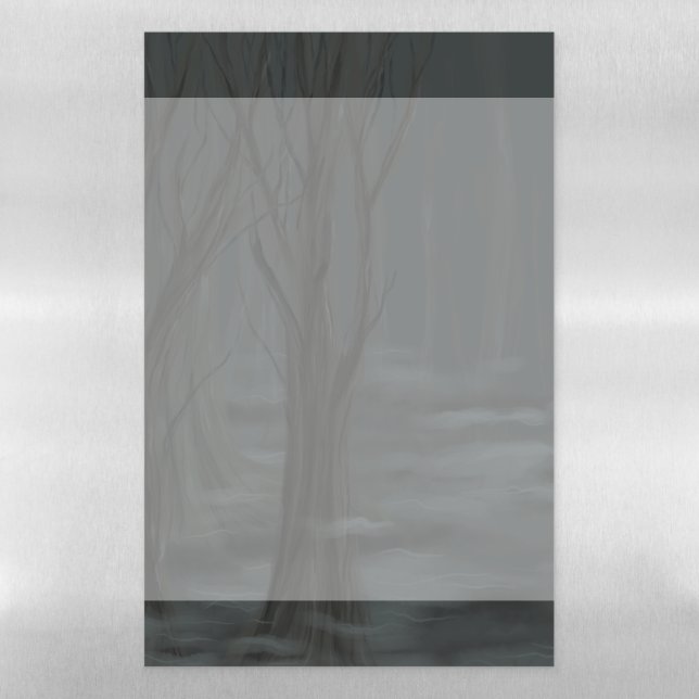 Dark Woods Magnetic Dry Erase Sheet (Vertical)