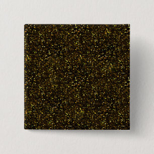 Dark Yellow Gold Glitter Button