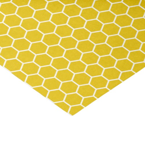 Dark Yellow Honeycomb Tissue Paper