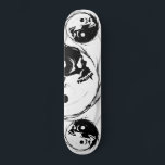 Dark Yin Yang Vampire Skull Religious Symbol Skateboard<br><div class="desc">A Dark and gothic reimagining of the Yin Yang religious symbol utilizing skulls in place of the traditional design.</div>