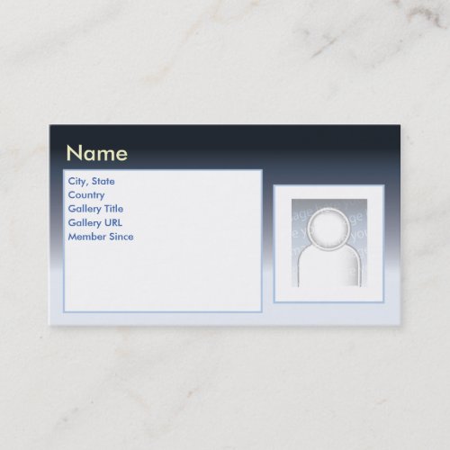 Dark Zazzle - Business Business Card Template