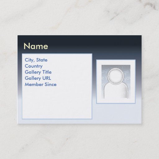 Customizable Dark Zazzle - Chubby Business Cards