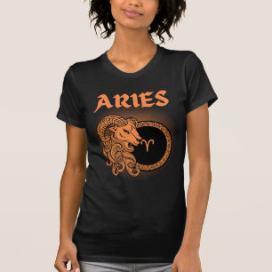 Dark Zodiac - Aries Medieval Astrology Art T-Shirt