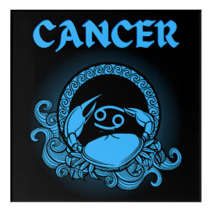 Dark Zodiac - Cancer Medieval Astrology Art
