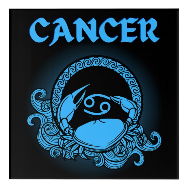 Dark Zodiac - Cancer | Medieval Astrology Art (Front)